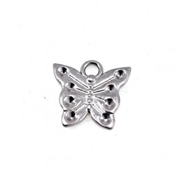 17 mm x 17 mm Butterfly Shaped Zipper Puller E 1230