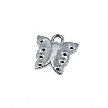 17 mm x 17 mm Butterfly Shaped Zipper Puller E 1230