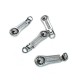 Zipper puller - beaded design 40 mm E 1240