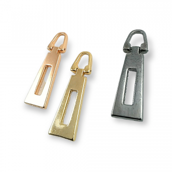 30 mm Metal Zipper Pullers - Stylish Design E 1597