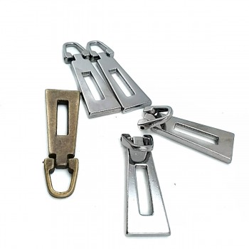 30 mm Metal Zipper Pullers - Stylish Design E 1597