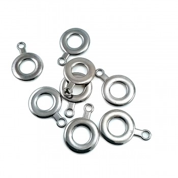 20 mm x 29 mm Ring Shape Zipper Pullers E 1612
