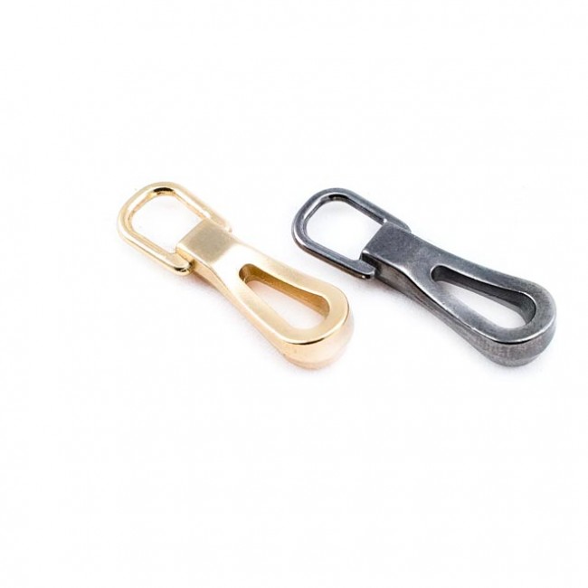 Metal fermuar elciği - estetik ve sade tasarım 34 mm E 1735 Metal fermuar elciği - estetik ve sade tasarım 34 mm E 1735