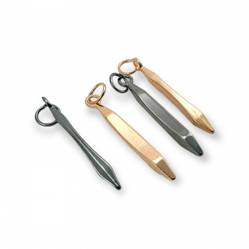 59 mm Plain Outerwear Zipper Pullers E 1755