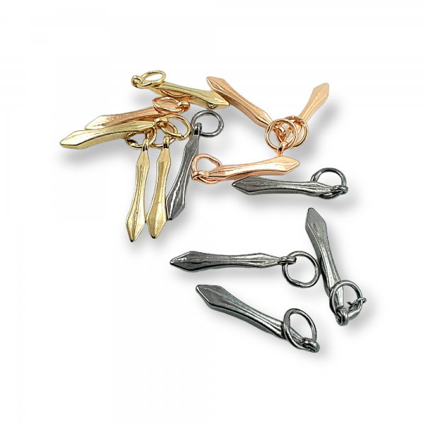 37 mm Zipper Pullers Elegant Design E 1756