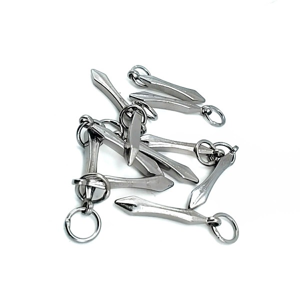 37 mm Zipper Pullers Elegant Design E 1756