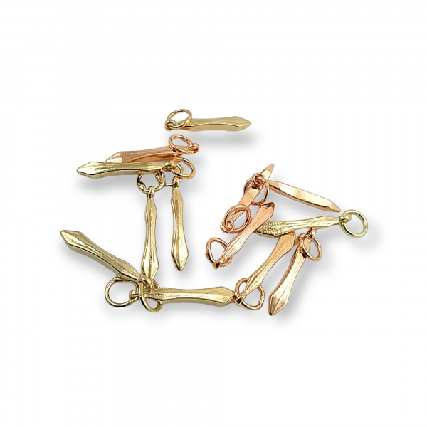 37 mm Zipper Pullers Elegant Design E 1756