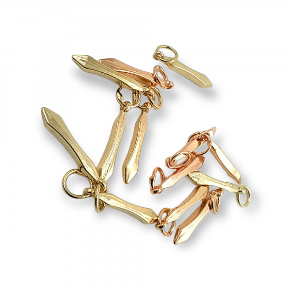 37 mm Zipper Pullers Elegant Design E 1756