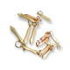 37 mm Zipper Pullers Elegant Design E 1756