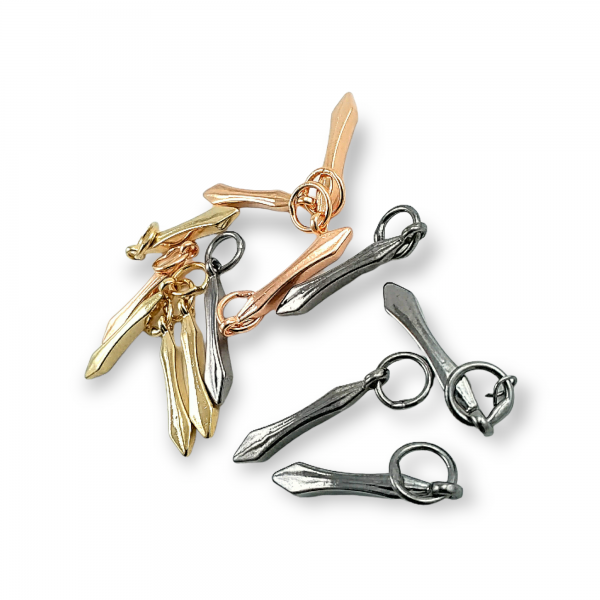 37 mm Zipper Pullers Elegant Design E 1756