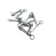 37 mm Zipper Pullers Elegant Design E 1756