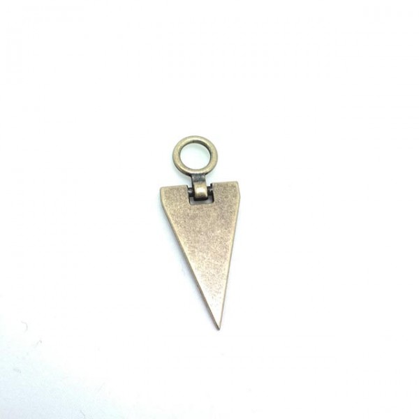 4 cm Enamel Zipper Pull Triangle Shape Zipper Pulls for Coats and Jackets E 1787