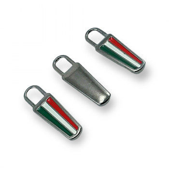 3 cm Enamel Zipper Pullers 3 Colors Combination E 1791