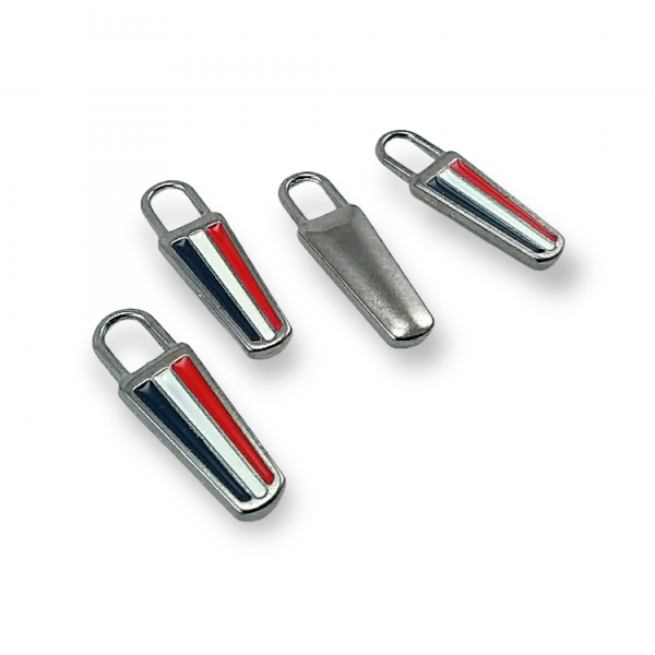 3 cm Enamel Zipper Pullers 3 Colors Combination E 1791