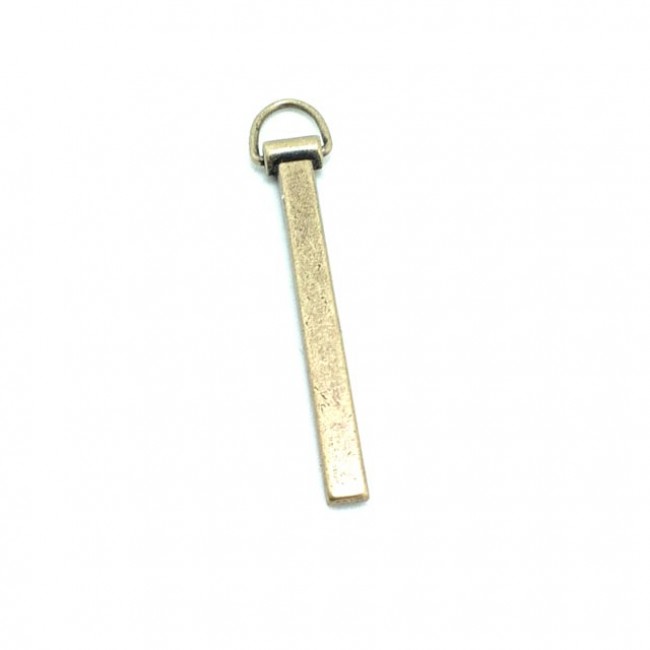 Fermuar elciği çubuk şekil 53 mm E 1854 Fermuar elciği çubuk şekil 53 mm E 1854