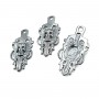 50 mm Zipper Pulls Skull Design E 197