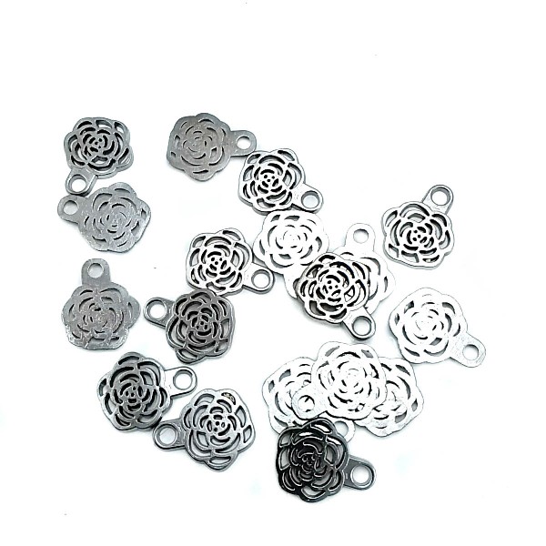 Zipper pull rose shape 19 mm E 1982