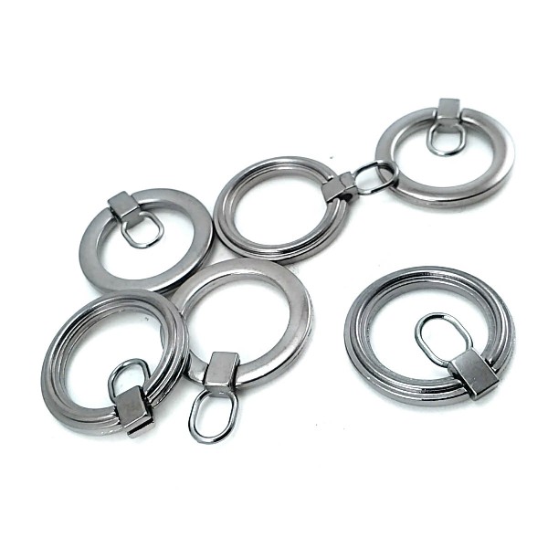 Zipper Handle - Zinc Alloy Metal - Ring Shape - 25 mm E 2022