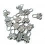 18 mm x 14 mm Daisy shape with zipper handle E 2029