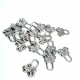 Daisy shape with zipper handle 18 mm x 14 mm E 2029