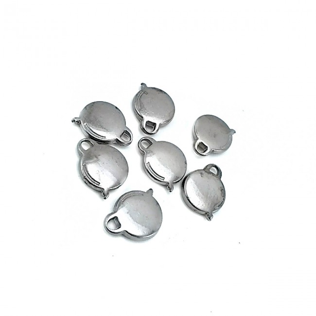 Fermuar Elcik daire şekil 22 mm x 16 mm E 298 Fermuar Elcik daire şekil 22 mm x 16 mm E 298