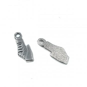27 mm x 10 mm Patterned Zipper Puller E 425