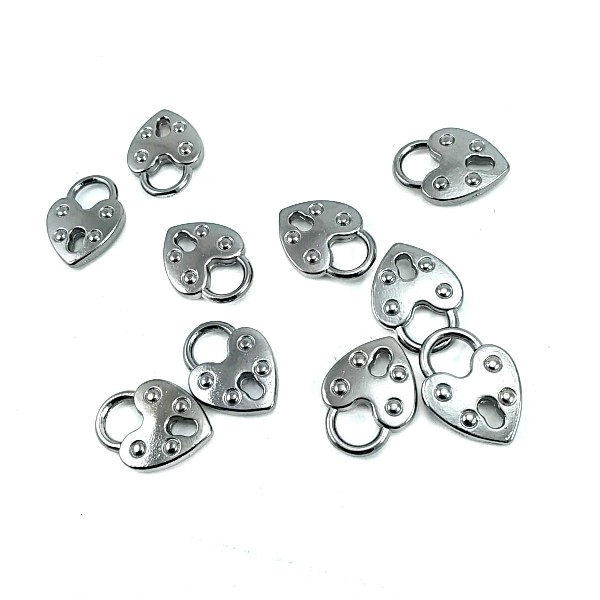 Kilit Tasarımlı Metal Elcik 19 mm x 14 mm E 457