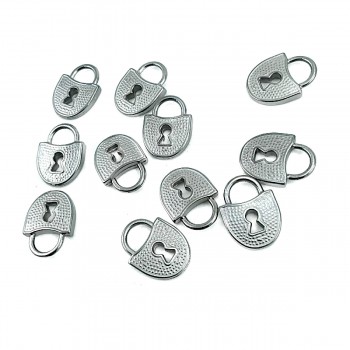 Lock Shaped Metal Handle 18 mm x 14 mm E 458