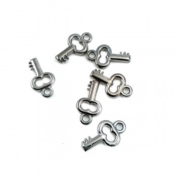 2 cm Key Shape Zipper Pullers E 459