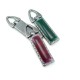 Zipper handles with enamel stone 37 mm x 8 mm E 527