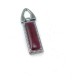 Zipper handles with enamel stone 37 mm x 8 mm E 527