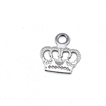 18 mm x 17 mm King Crown Shaped Zipper Puller E 626