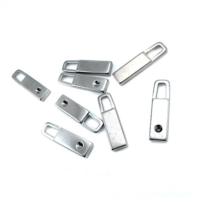 29 mm x 8 mm Taş & Mine Delikli Fermuar Elciği E 63 29 mm x 8 mm Taş & Mine Delikli Fermuar Elciği E 63