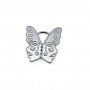 22 mm x 23 mm Zipper Pulls Butterfly Shape E 717