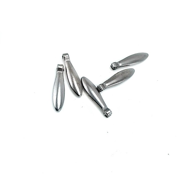 24 x 5 mm Drop-shaped zipper pull E 823