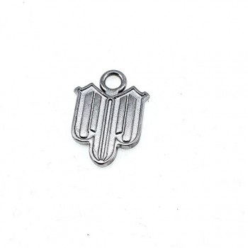 23 x 17 mm Zipper Pull Metal Shield Shape E 831