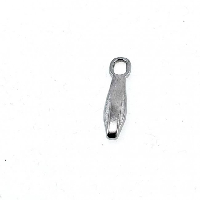20 x 5 mm Su Damlası şekilli fermuar elciği E 850 20 x 5 mm Su Damlası şekilli fermuar elciği E 850