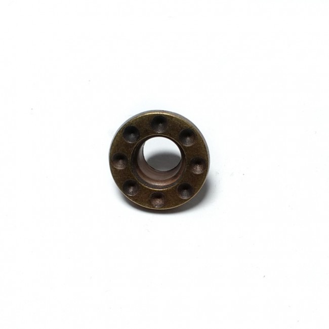 Zamak kuşgözü kaban ve mont bağcık deliği çap 17 mm E 154 Zamak kuşgözü kaban ve mont bağcık deliği çap 17 mm E 154