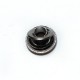 Button shape eyelet zinc alloy metal production diameter 15 mm E 1699