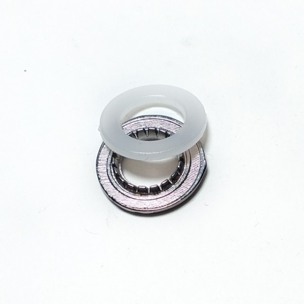 Oval Eyelet zinc alloy metal production diameter 15 mm E 1769