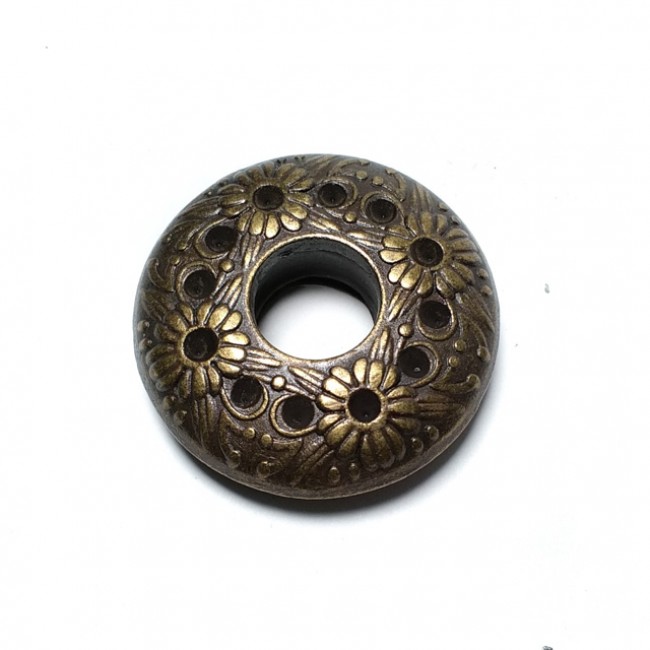 Desenli zamak kuşgözü çap 34 mm E 377 Desenli zamak kuşgözü çap 34 mm E 377