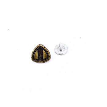 Rivet stylish shield shape 12x12 mm E 1212