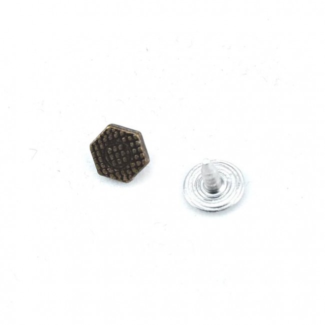 8x8 mm Altıgen şekilli perçin - rivet E 1269 8x8 mm Altıgen şekilli perçin - rivet E 1269