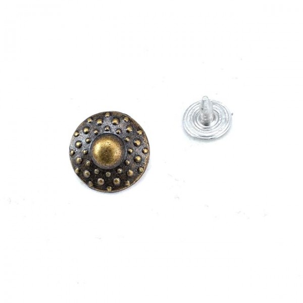 Desenli zamak perçin - rivet 13 mm 20 boy E 610 Desenli zamak perçin - rivet 13 mm 20 boy E 610