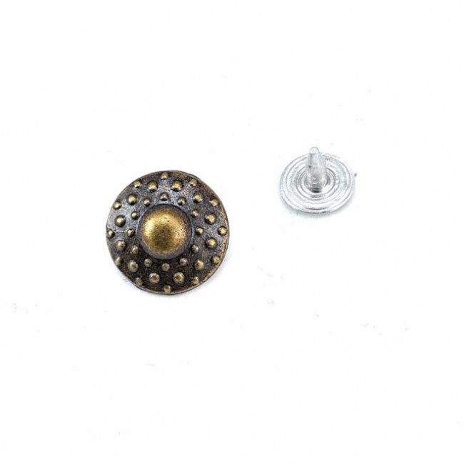 Desenli zamak perçin - rivet 13 mm 20 boy E 610 Desenli zamak perçin - rivet 13 mm 20 boy E 610