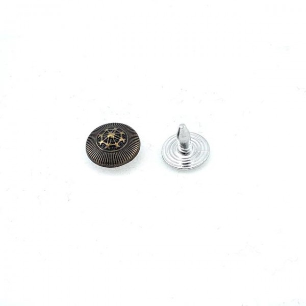 Zinc alloy with rivet design 8 mm 13 length E 963