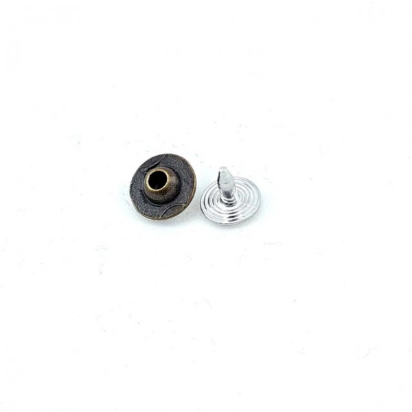 Zinc alloy with rivet design 8 mm 13 length E 963