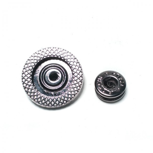 25 mm  oval kuşgözü metal çıtçıt düğme B 100