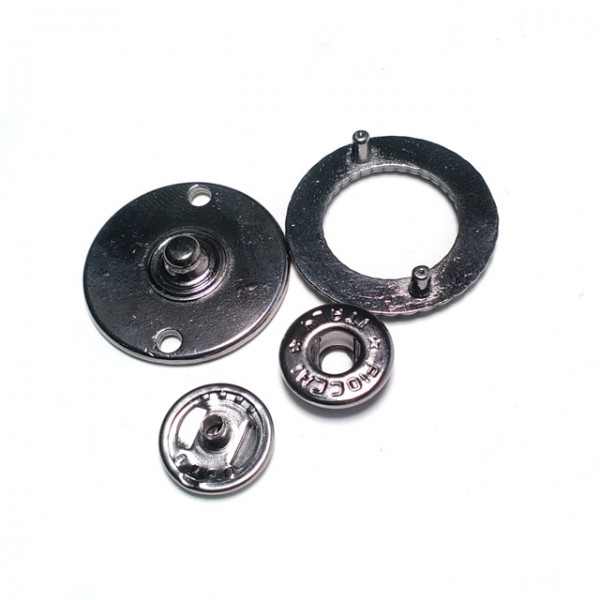 25 mm  oval kuşgözü metal çıtçıt düğme B 100