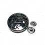 Round zamak studs button diameter 22 mm E 1330